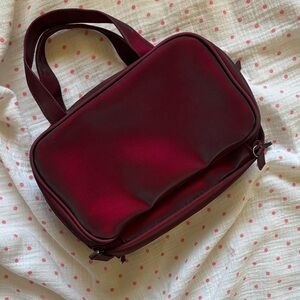 Stylish Burgundy over night toiletry bag